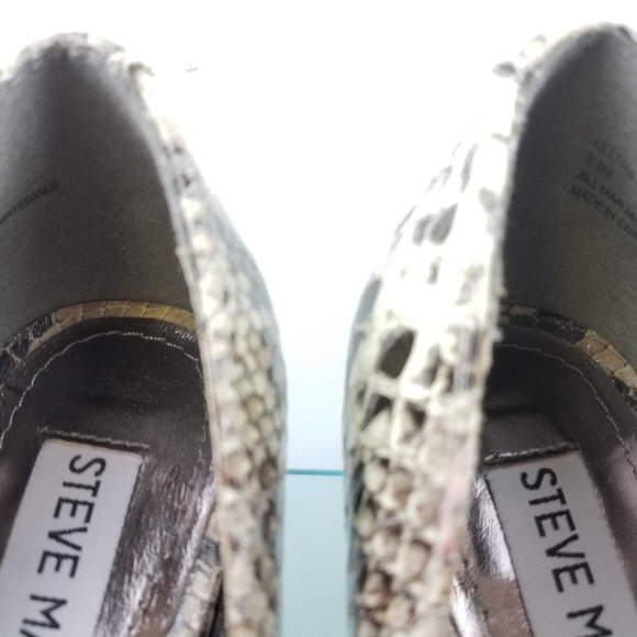 Steve Madden Brown Snakeskin High Heel Pumps 6.5 - Picture 4 of 8